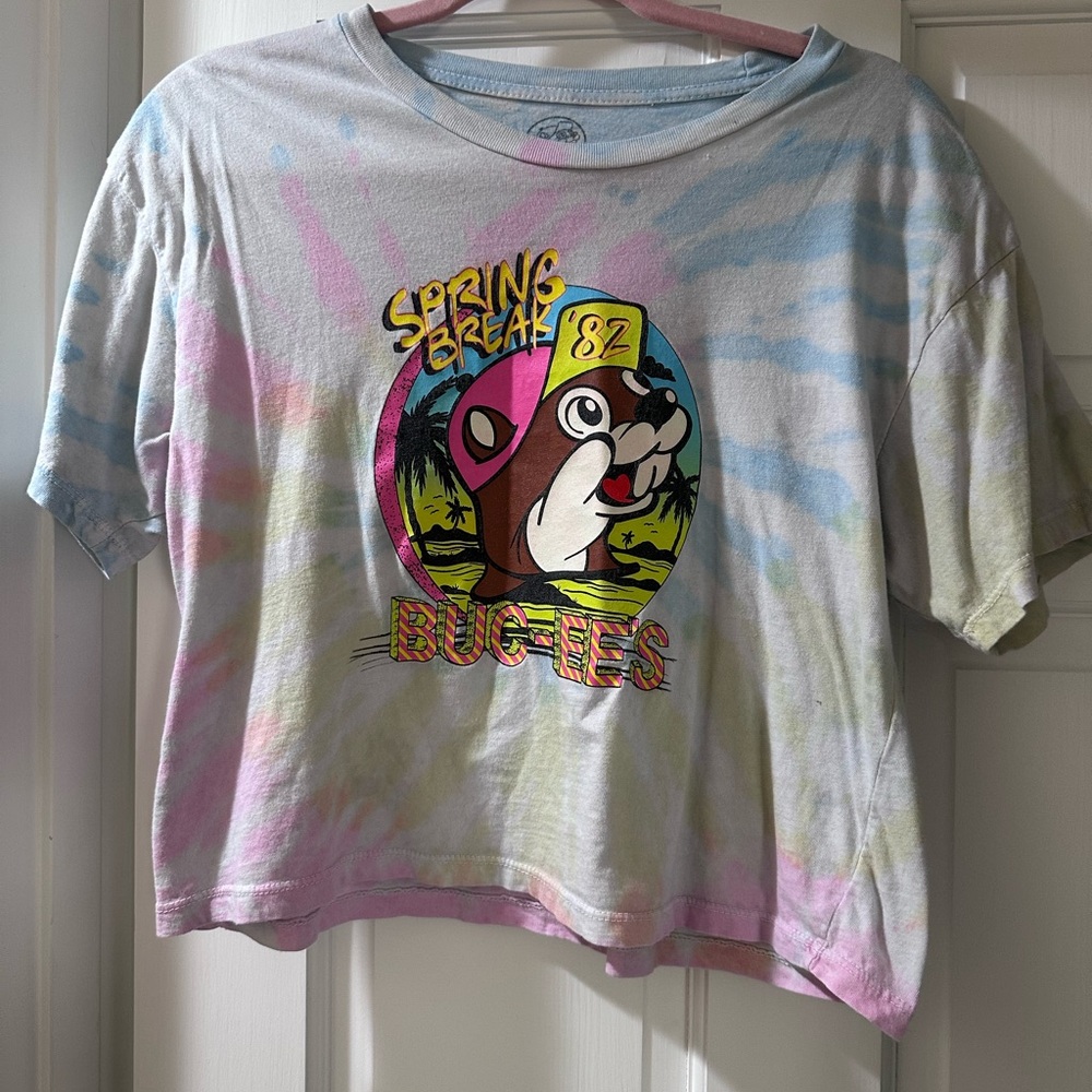 Buc-Ee’s Spring Break Tie-Dye Crop
